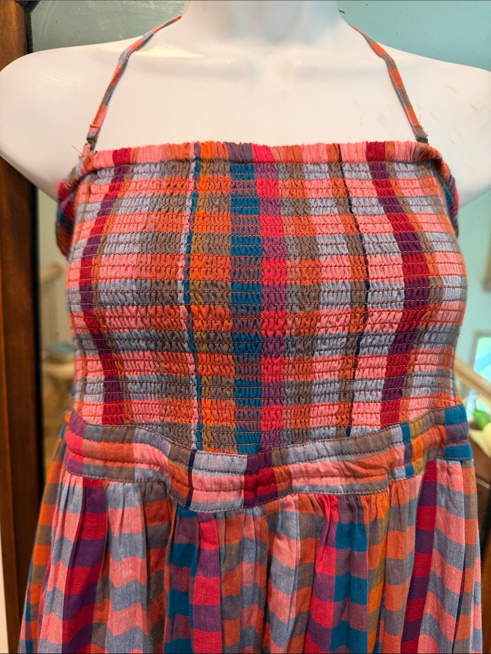 Free People Plaid Extratropical Maxi Dress - Picture 7 of 13